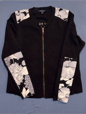 Burberry Women’s Floral Full-Zip Cardigan